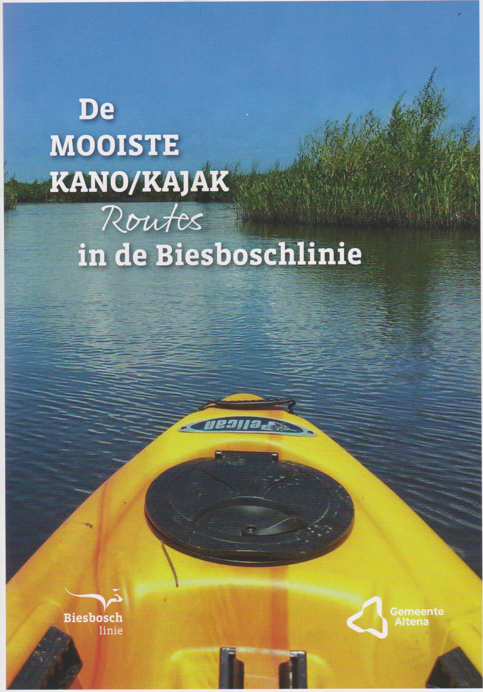 Kano/Kajak routes in de Biesboschlinie
